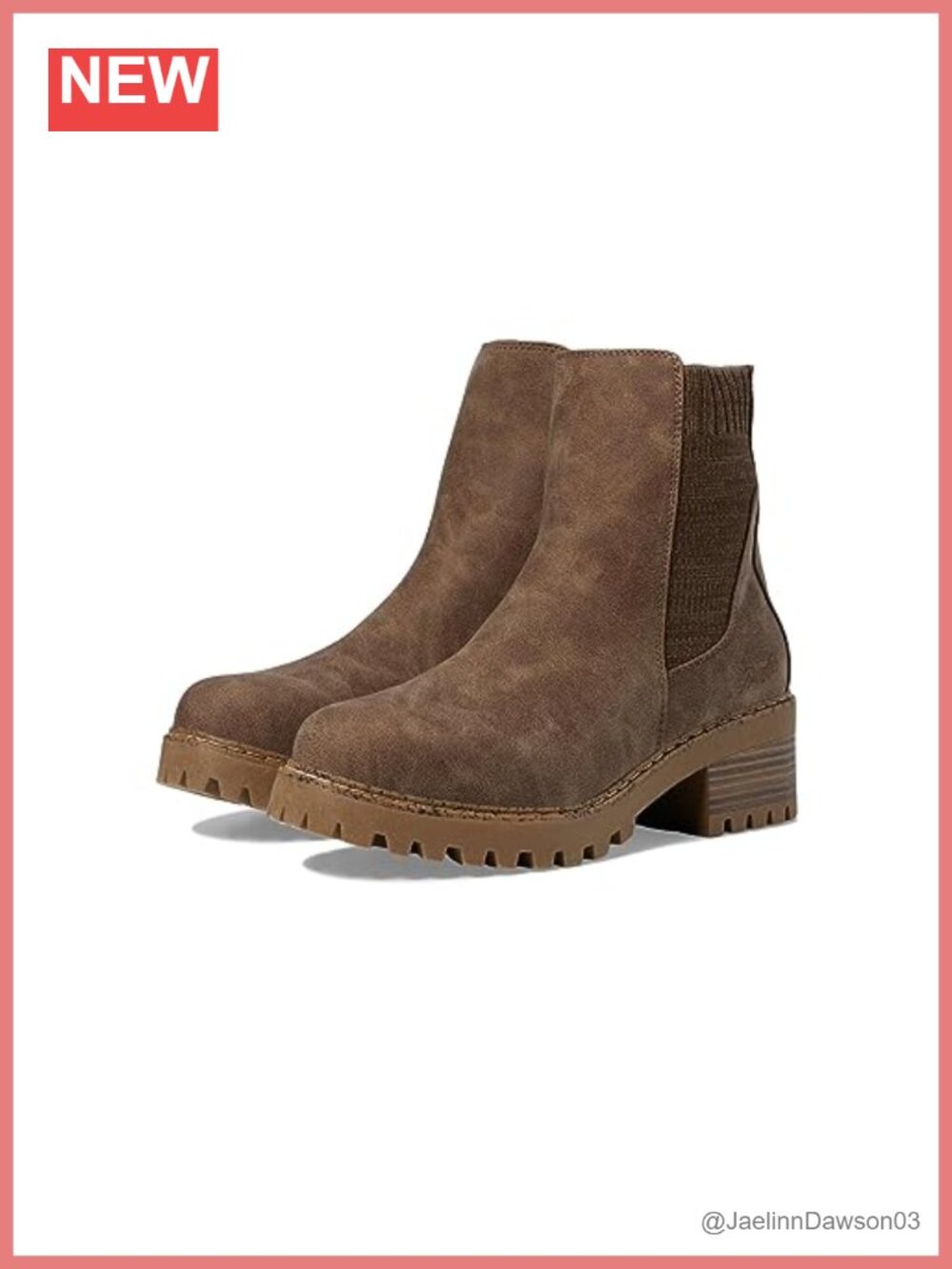 Faux Suede Chelsea Platform Ankle Booties with Back Zippers